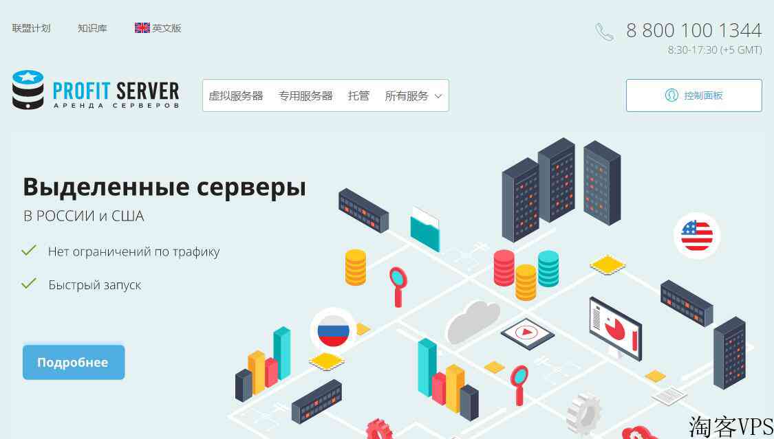 profitserver测评-俄罗斯商家多数据中心价格便宜