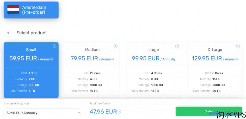 V.PS荷兰KVM VPS预售