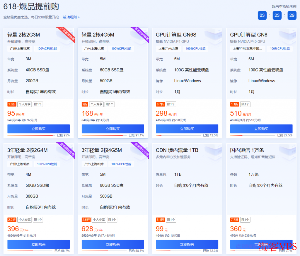腾讯云618夏日盛惠提前享开启