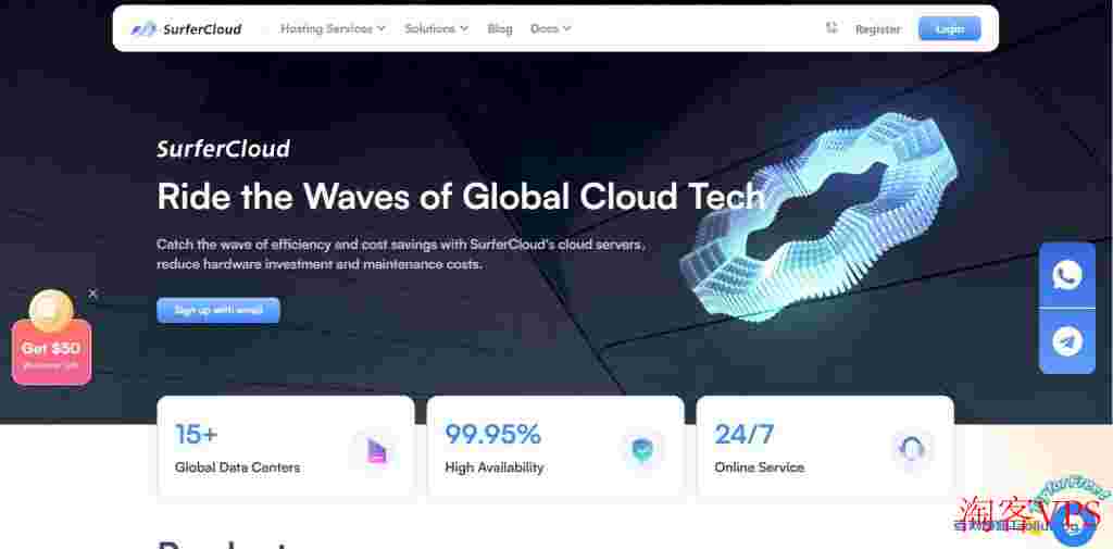 SurferCloud国外VP