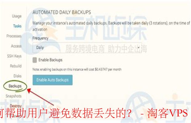 CloudCone自动备份功能详解-防止数据丢失的强效保障