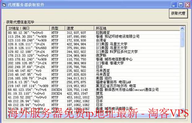 海外服务器免费IP地址大全 - 最新资源与实用指南