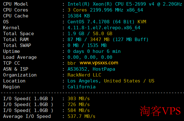 RackNerd洛杉矶DC03 VPS详细测评——硬件性能、网络速度与流媒体解锁全解析