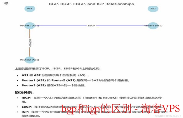 BGP与IGP区别解析 - 网络路由协议详解