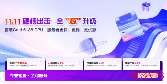 华纳云11.11大促 - 云服务器买一年送两个月