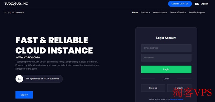 Tudcloud VPS全解析 – 香港及美国高性能服务器优惠