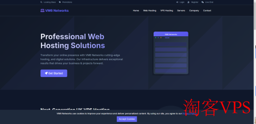 黑五促销-VM6 Networks英国AMD VPS低至4.5英镑/季度
