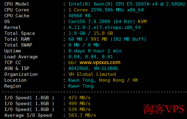 吉云香港CMI VPS深度测评—硬件性能与网络体验解析