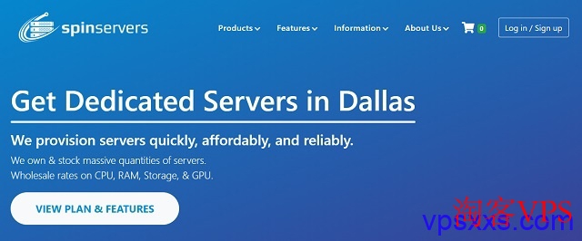 SpinServers独立服务器租用指南 - 美国高性能机型优惠推荐