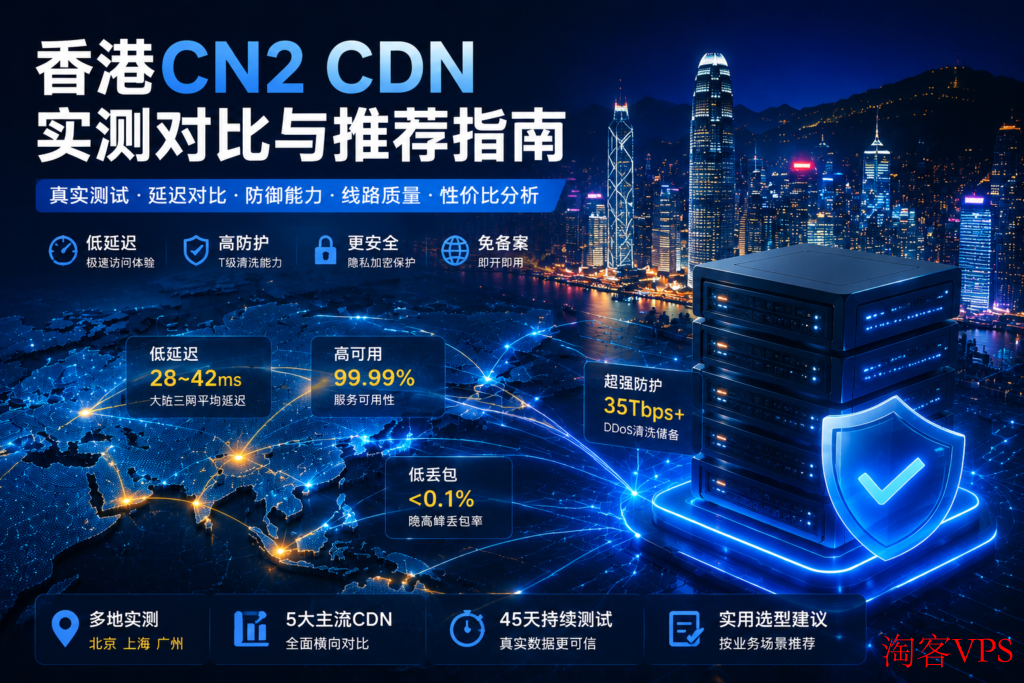 2026香港CN2 CDN测评指南 - 速度与安全深度解析