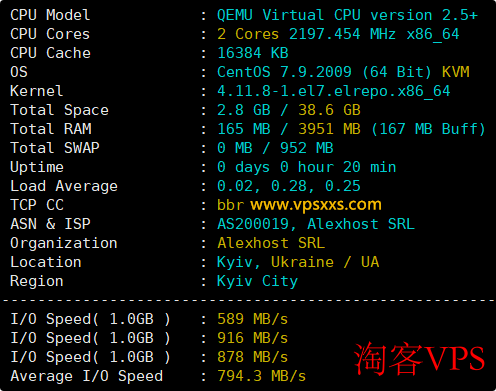 AlexHost保加利亚VPS测评 - 硬件性能与网络表现详解