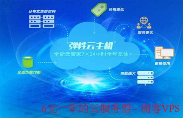 超值选择 - 6元一年的云服务器