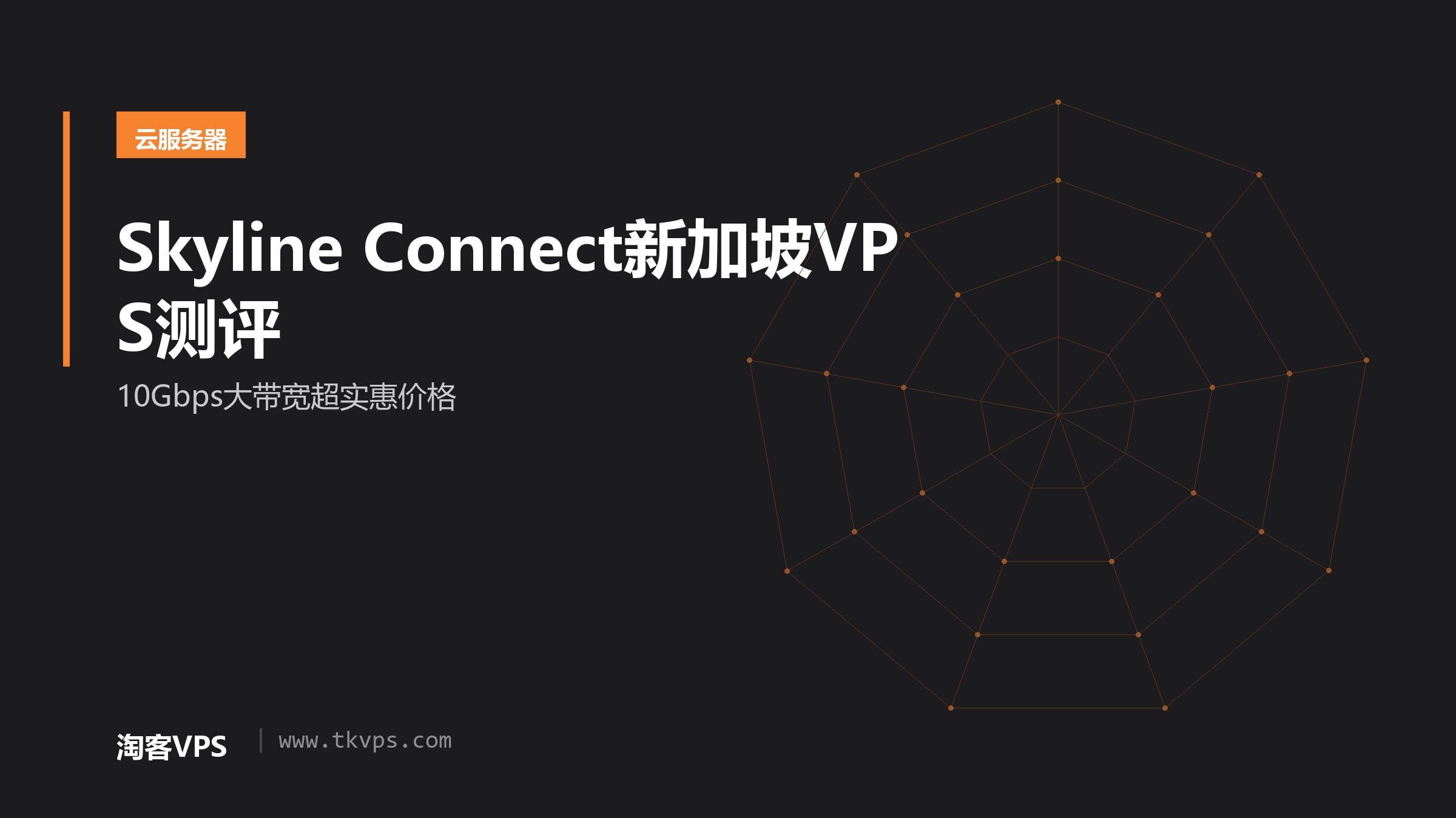 Skyline Connect新加坡VPS测评 – 10Gbps大带宽超实惠价格