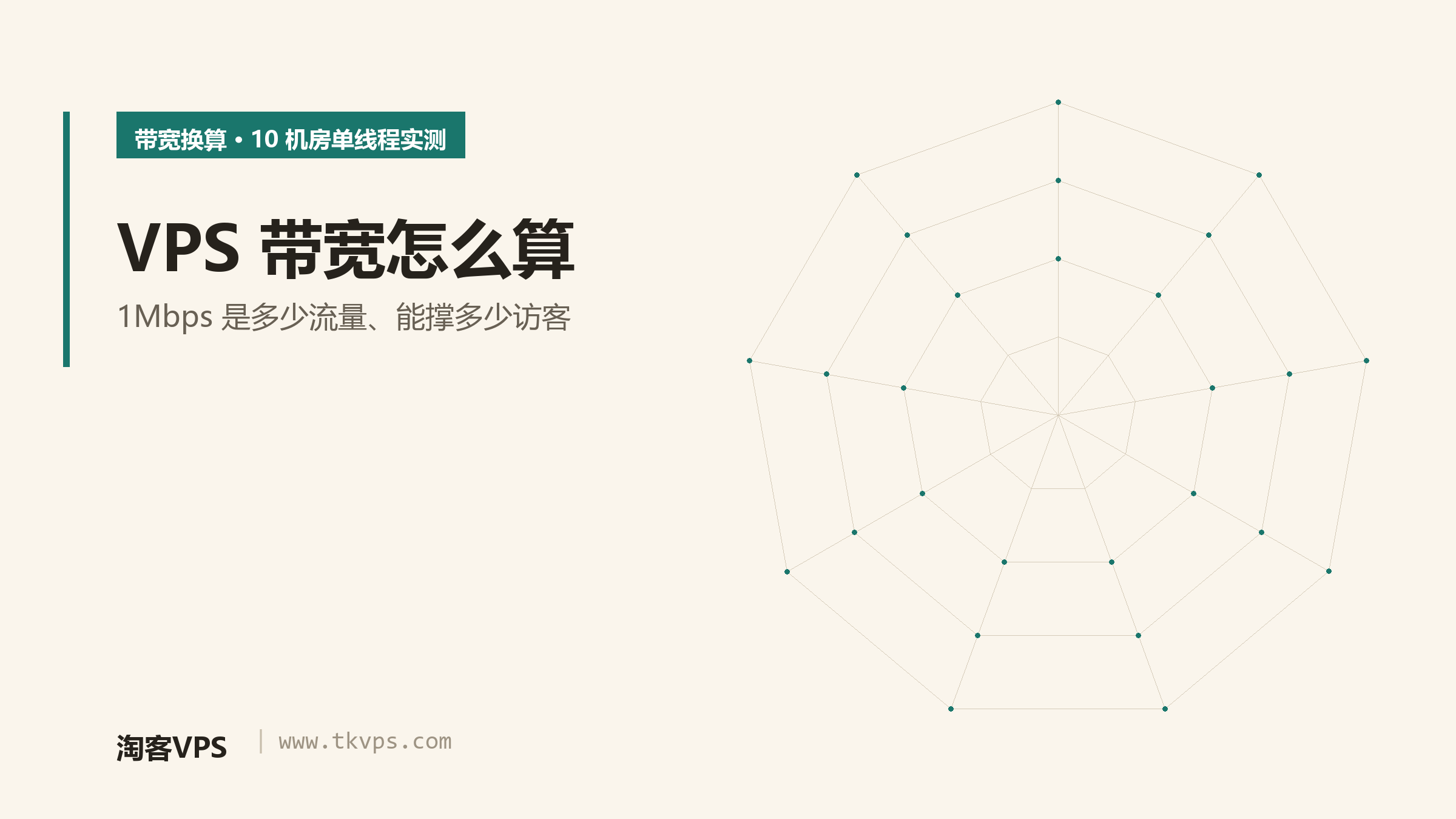 VPS 带宽怎么算：1Mbps 是多少流量、能撑多少访客