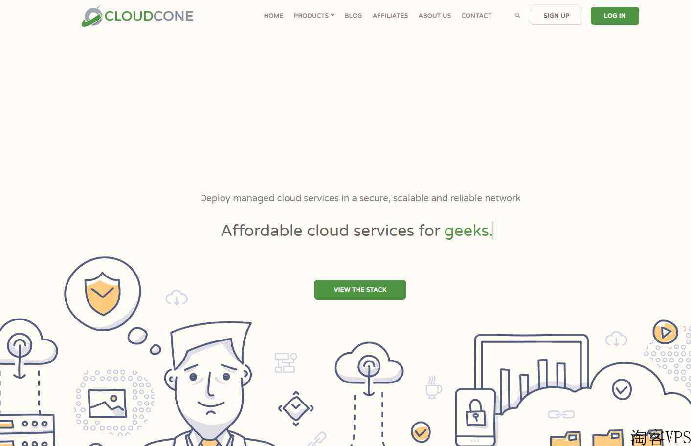 CloudCone测评-按小时付费CN2线路支持