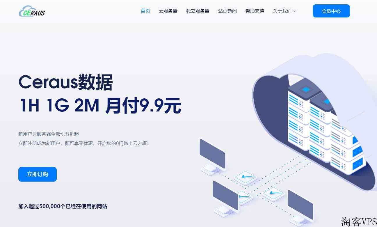ceraus高防美国VPS介绍-三网回程CN2GIA