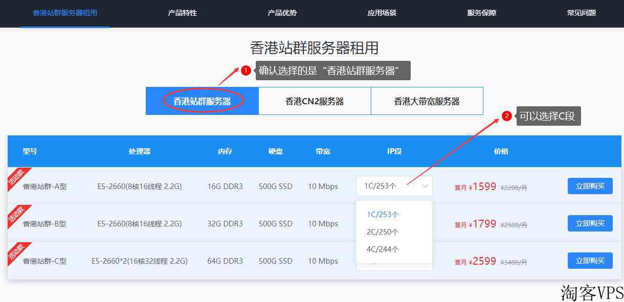 华纳云-香港站群服务器租用推荐-253个多IP站群-CN2GIA线路