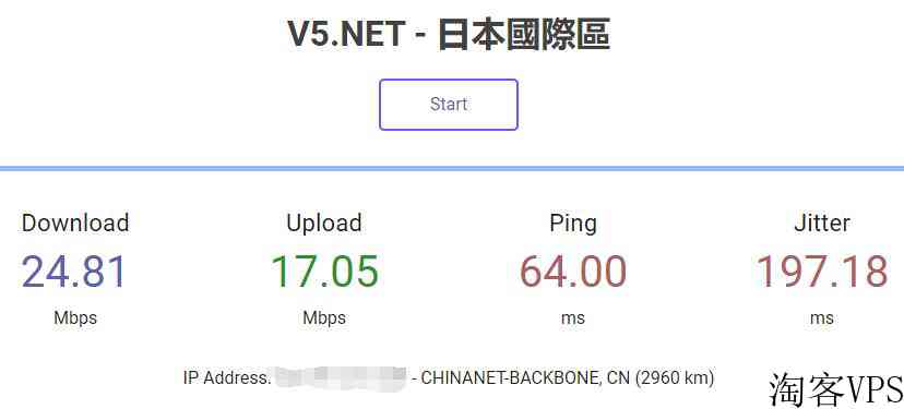V5.NET日本服务器-软银线路站群IP