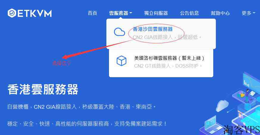超便宜香港VPS云服务器ETKVM推荐-CN2GIA线路低延迟