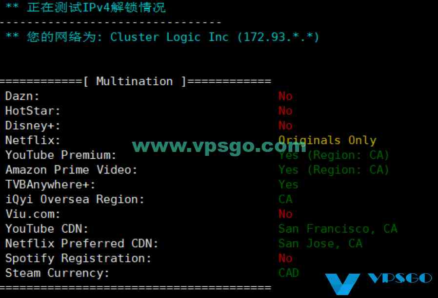 搬瓦工加拿大CN2GIA机房测评：速度、延迟、丢包、路由测试