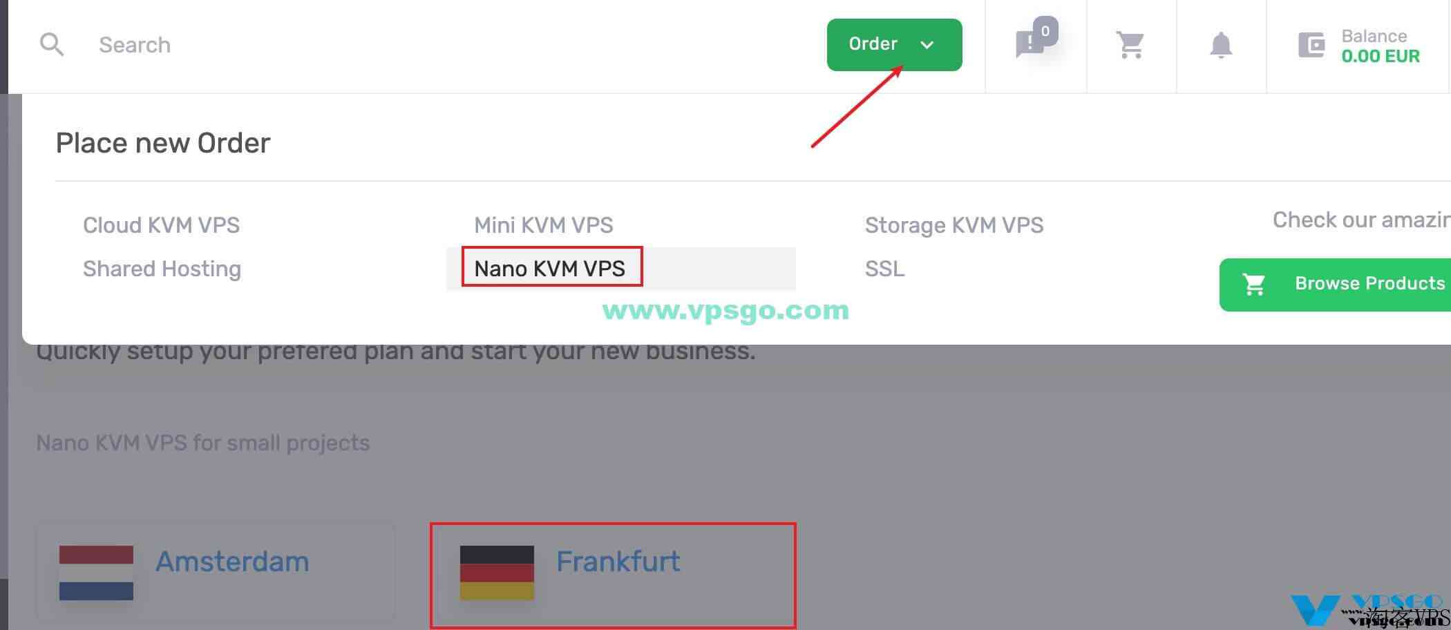 V.PS新增便宜德国VPS：法兰克福机房，普通BGP线路，1核1G年付9.5欧元