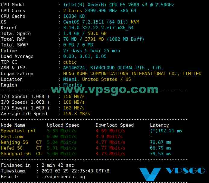 Jtti新加坡VPS测评：速度、延迟、丢包、路由测试