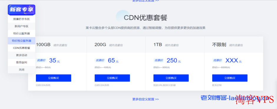 莱卡云双十一爆款产品特惠来袭，