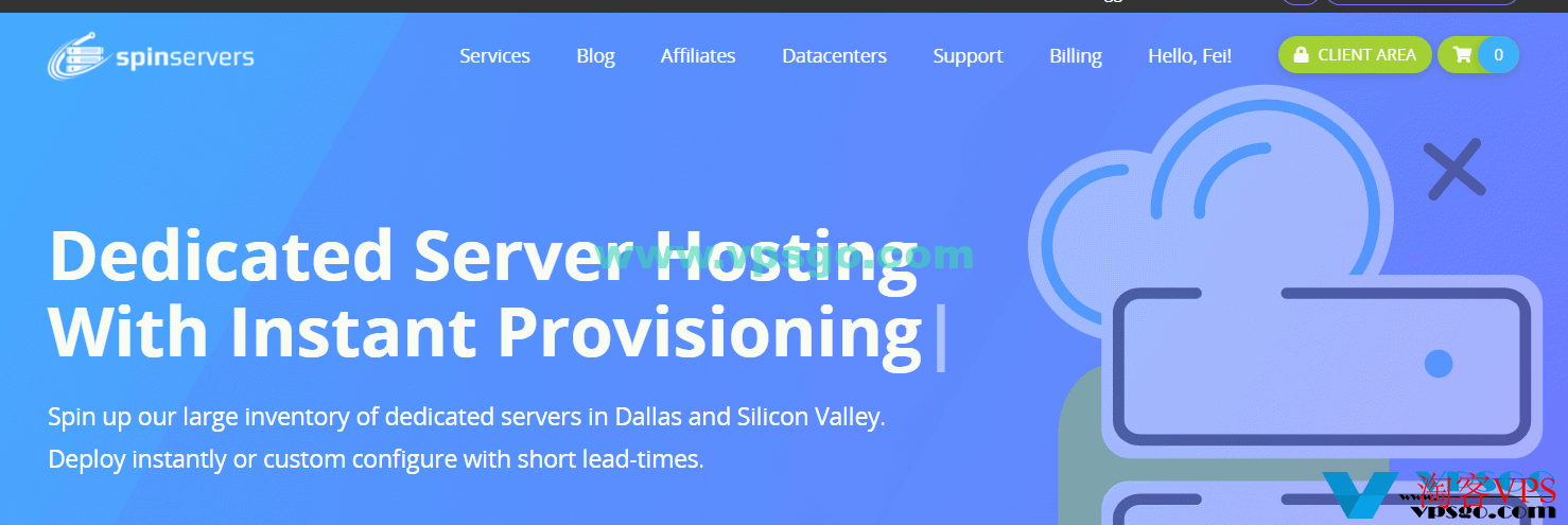 SpinServers春节优惠：特价美国独服月付$39起，10Gbps+10TB，达拉斯机房