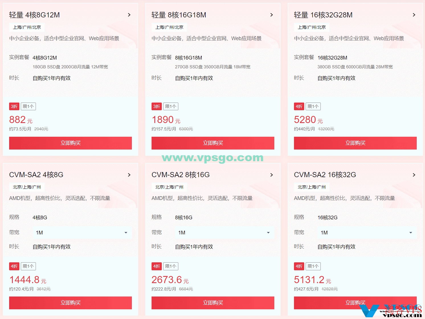 腾讯云2024新春采购节：2核2G3M云服务器首年61元，20M香港云服务器月付32元，老用户续费2.9折起