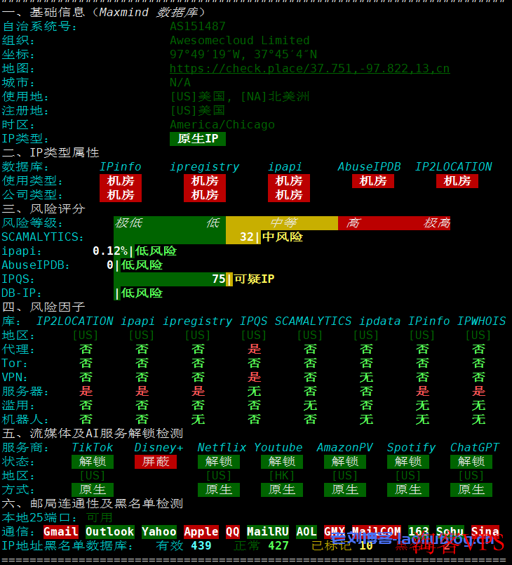 主机测评之六六云618活动VP