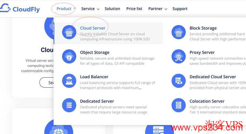 选择Cloud Server的步骤