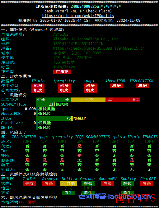 ClawCloud日本东京VPS测评