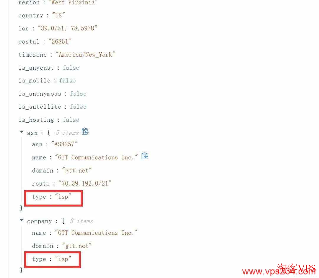 测试结果显示IP为双ISP类型，确保网络的高稳定性和低延迟