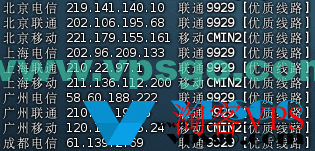 双线路回国测试