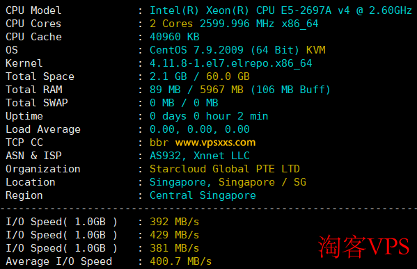 HostKVM香港三网优化线路VPS硬件性能测试图,显示CPU和内存信息