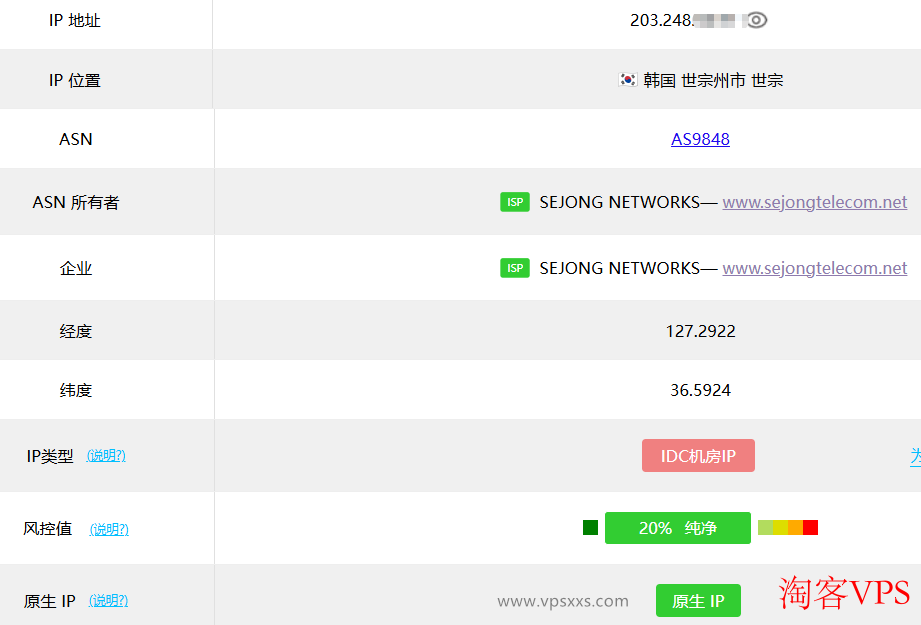 ping0.cc检测 ping0.cc检测结果