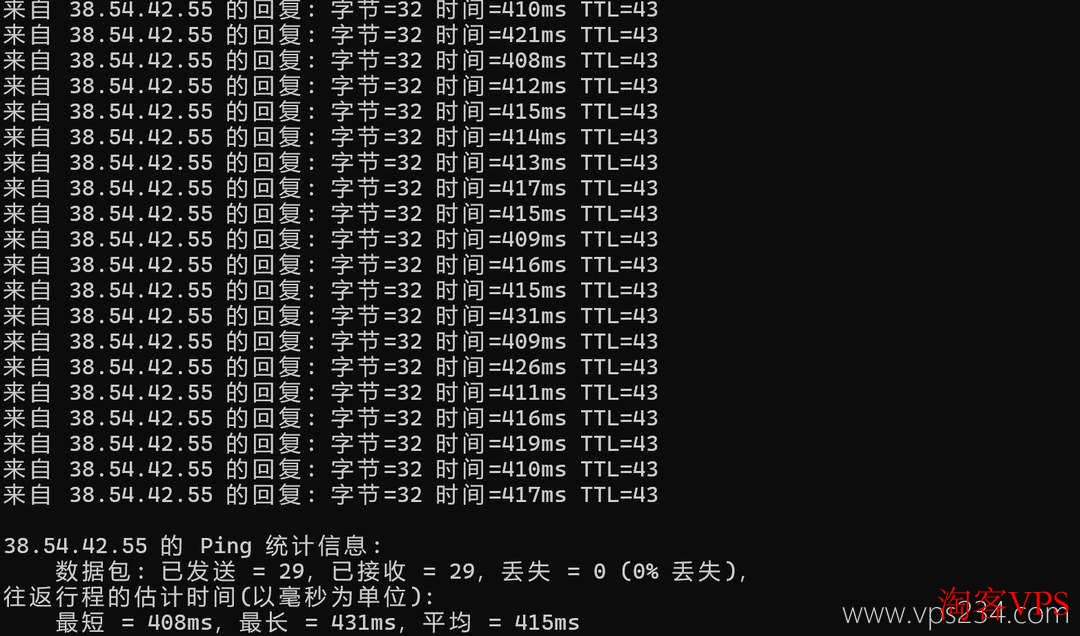 萤光云孟加拉VPS达卡机房本地Ping延迟测试图