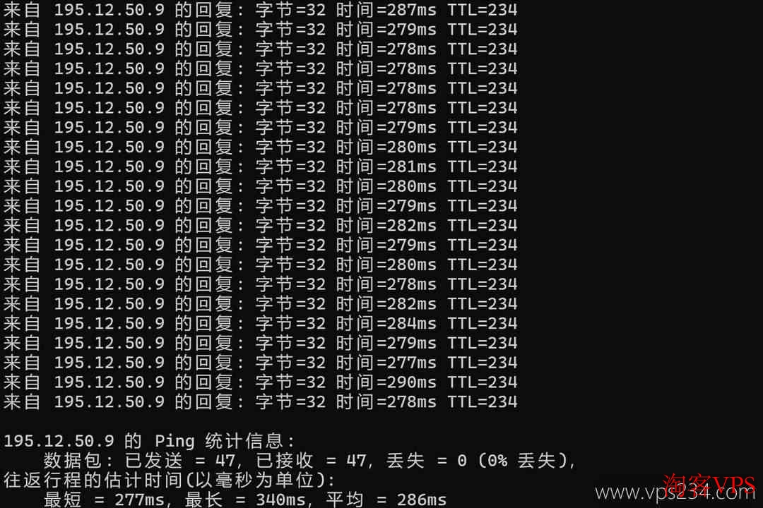 DigitalVM马德里服务器本地Ping延迟测试