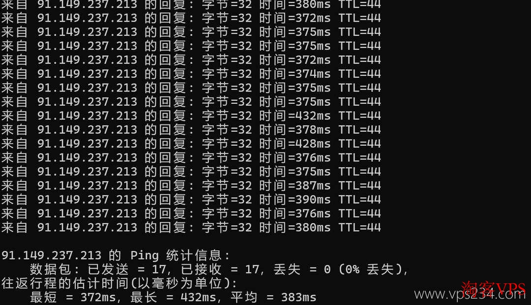 justhost.asia香港VPS本地Ping延迟测试截图