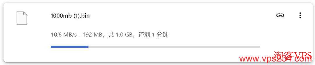DigitalVM日本VPS本地下载速度实测图