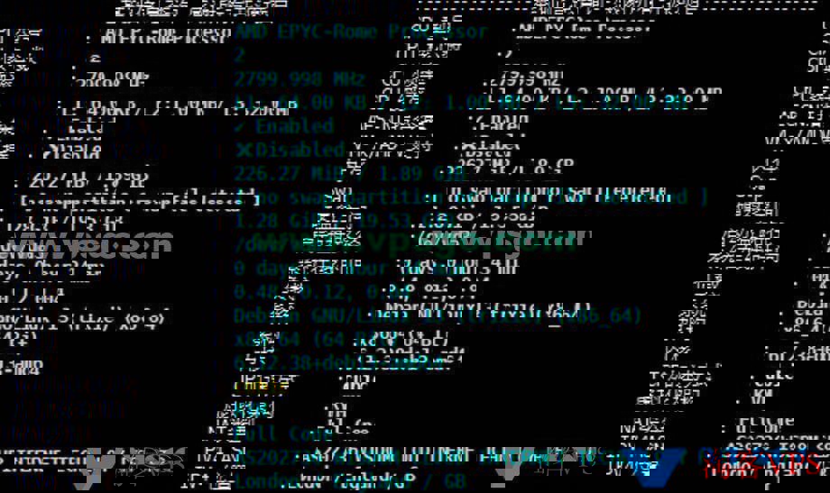 荫云英国双ISP VPS CPU及性能测试截图