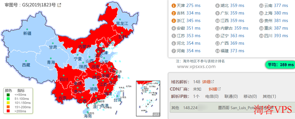 WePC巴西TikTok VPS国内ping延迟