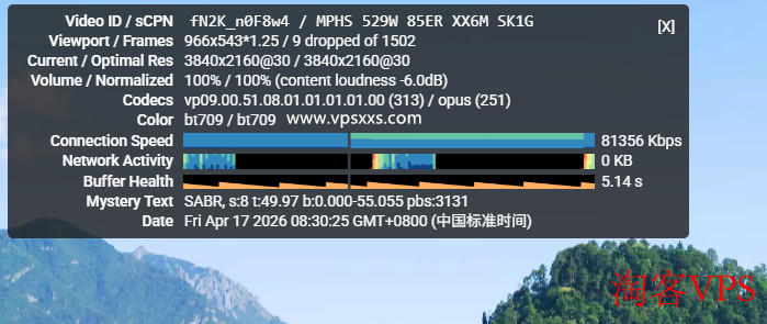 StarryDNS新加坡VPS观看Youtube