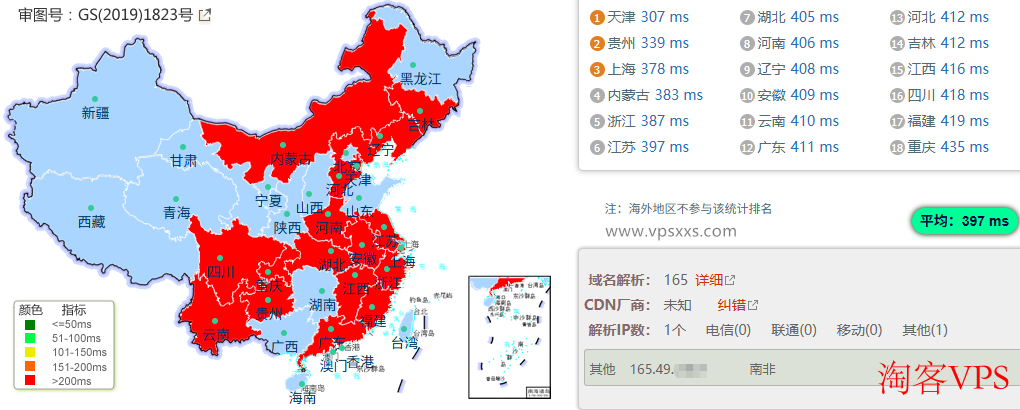 WePC南非TK专用VPS国内延迟